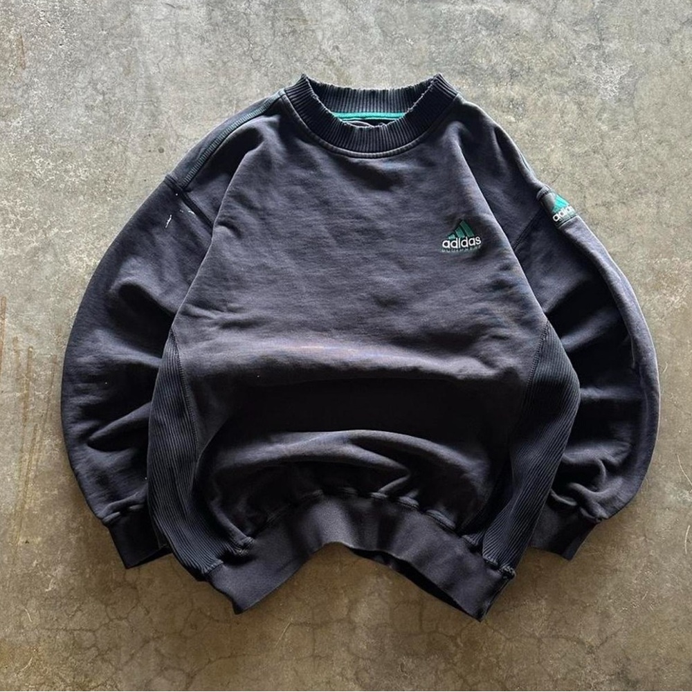 Adidas Vintage Crewneck Sweater for Men